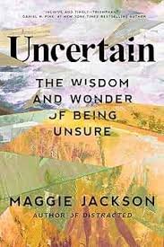 Uncertain book cover 