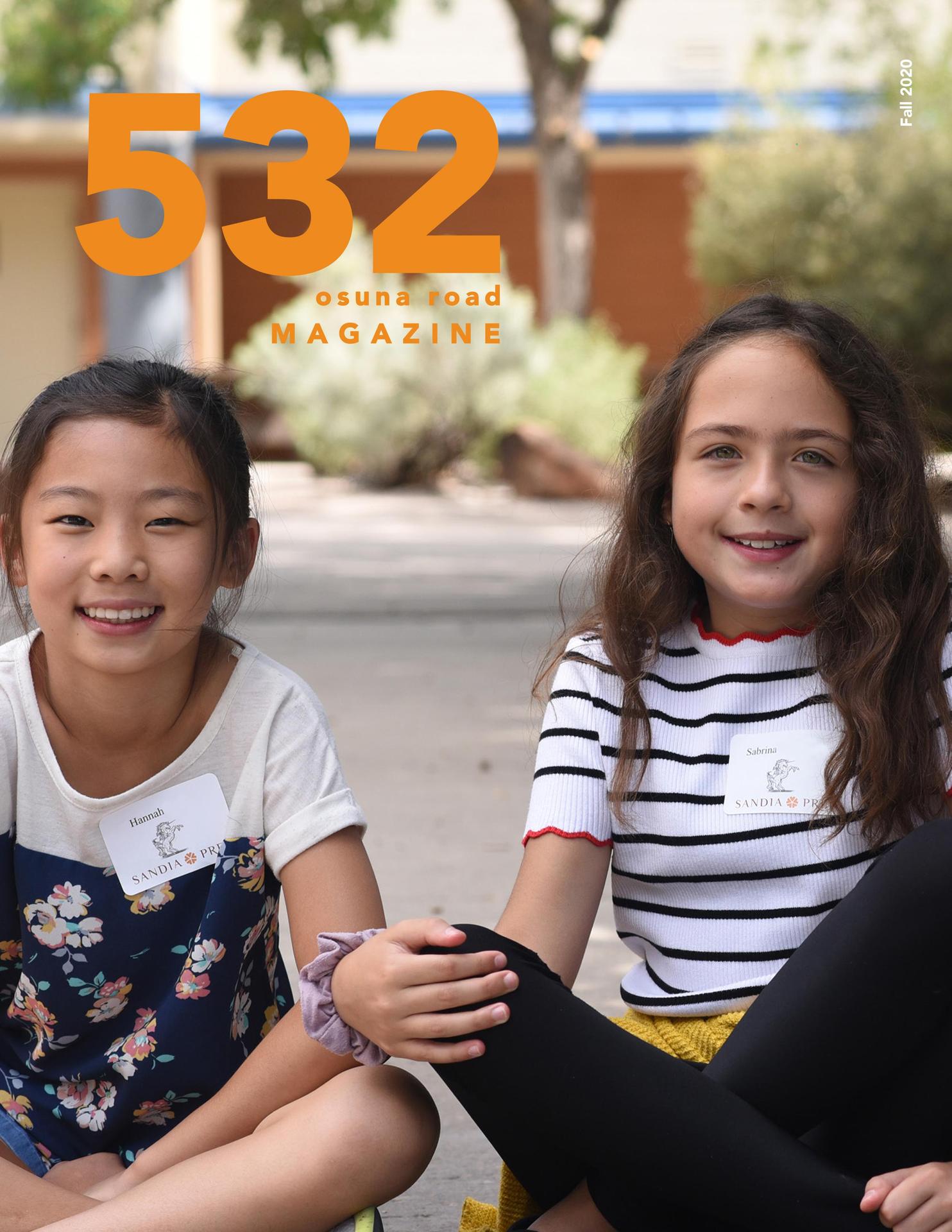 532 magazine cover of two students