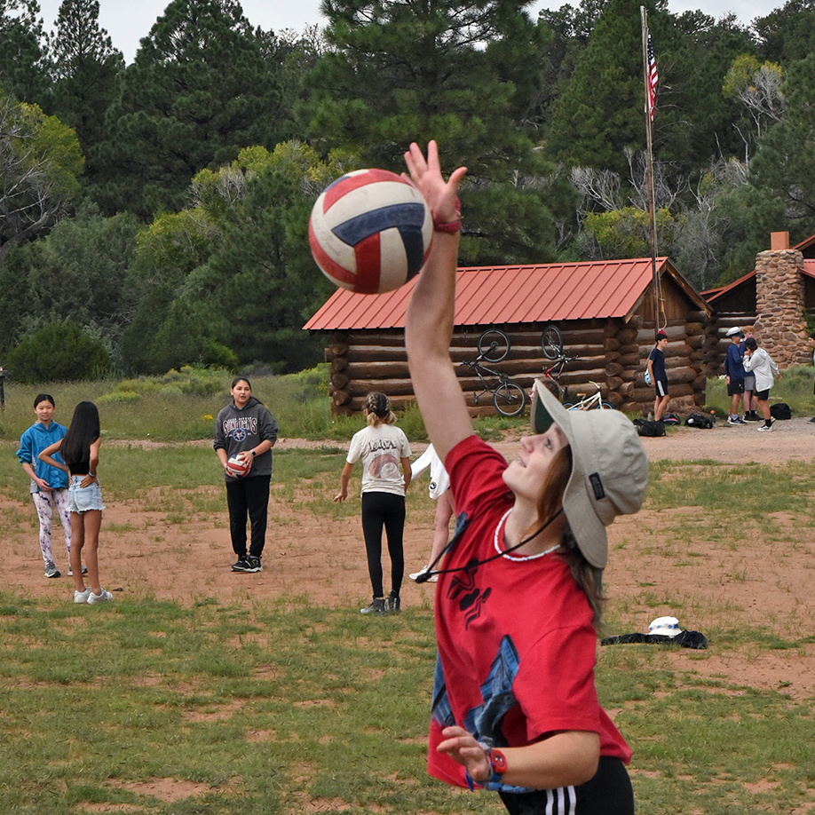 Back to School Camp volleyball