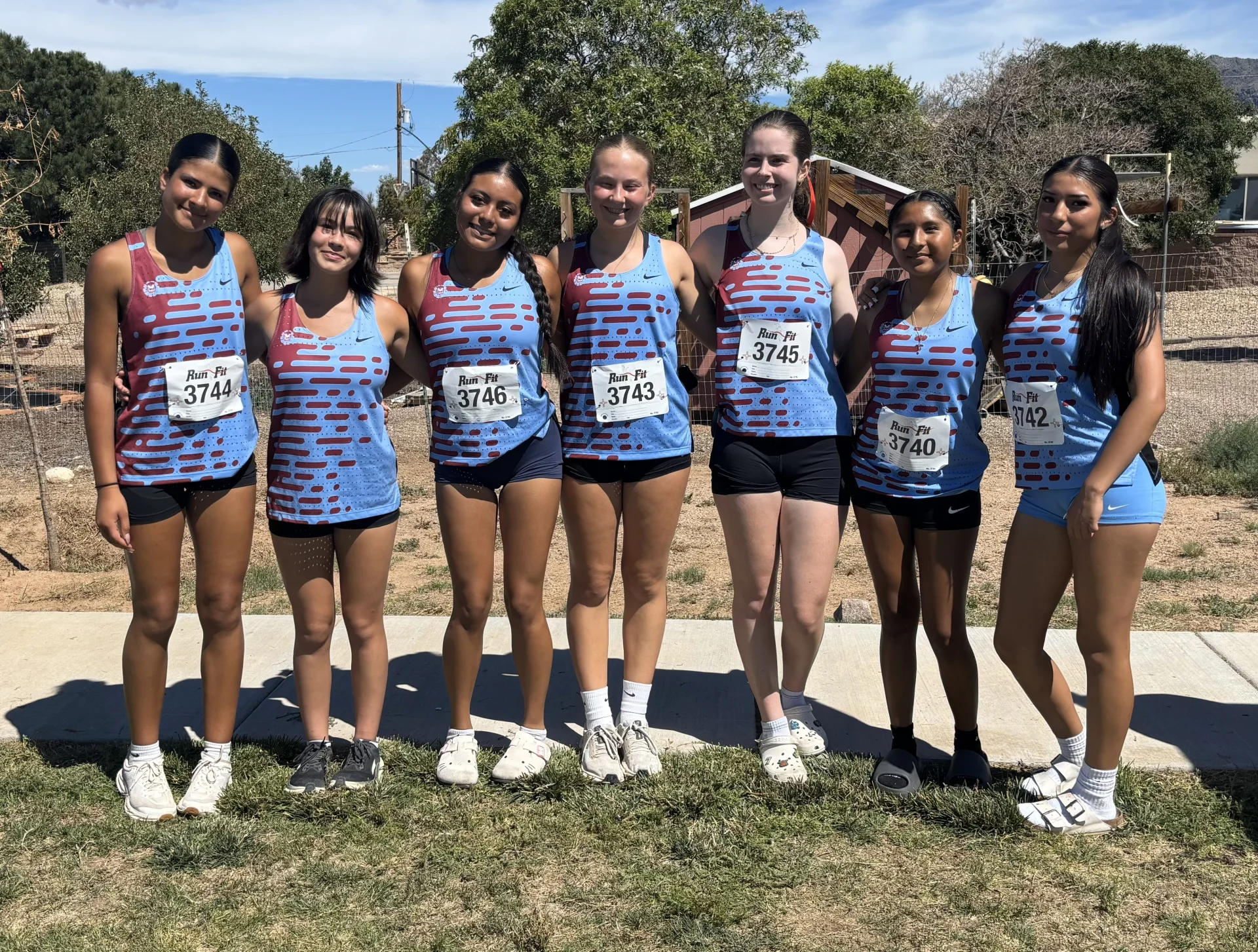 Girls cross-country team 