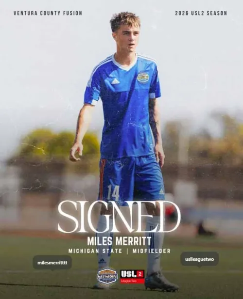 Prep Alum Signs with  Pro Soccer Team