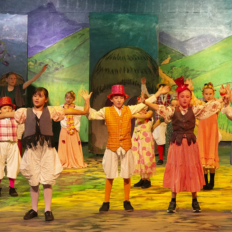 campers performing theater