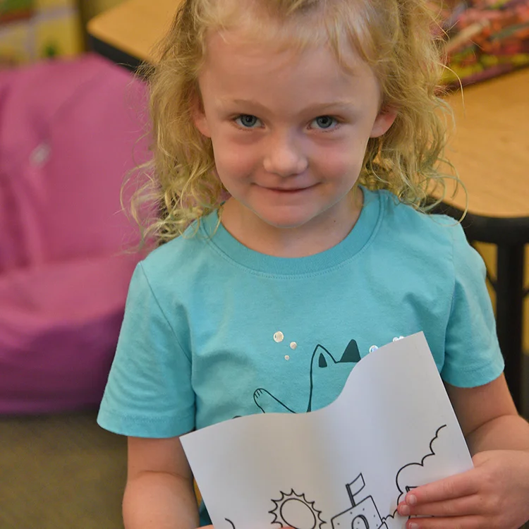 camper with princess worksheet