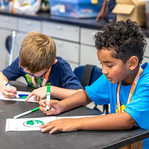 SummerPrep Science campers
