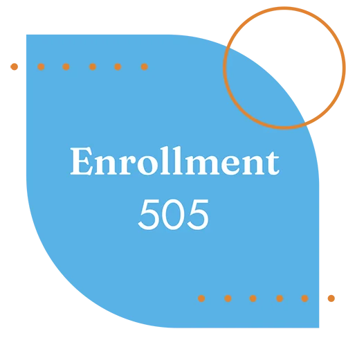 Enrollment stat - 505