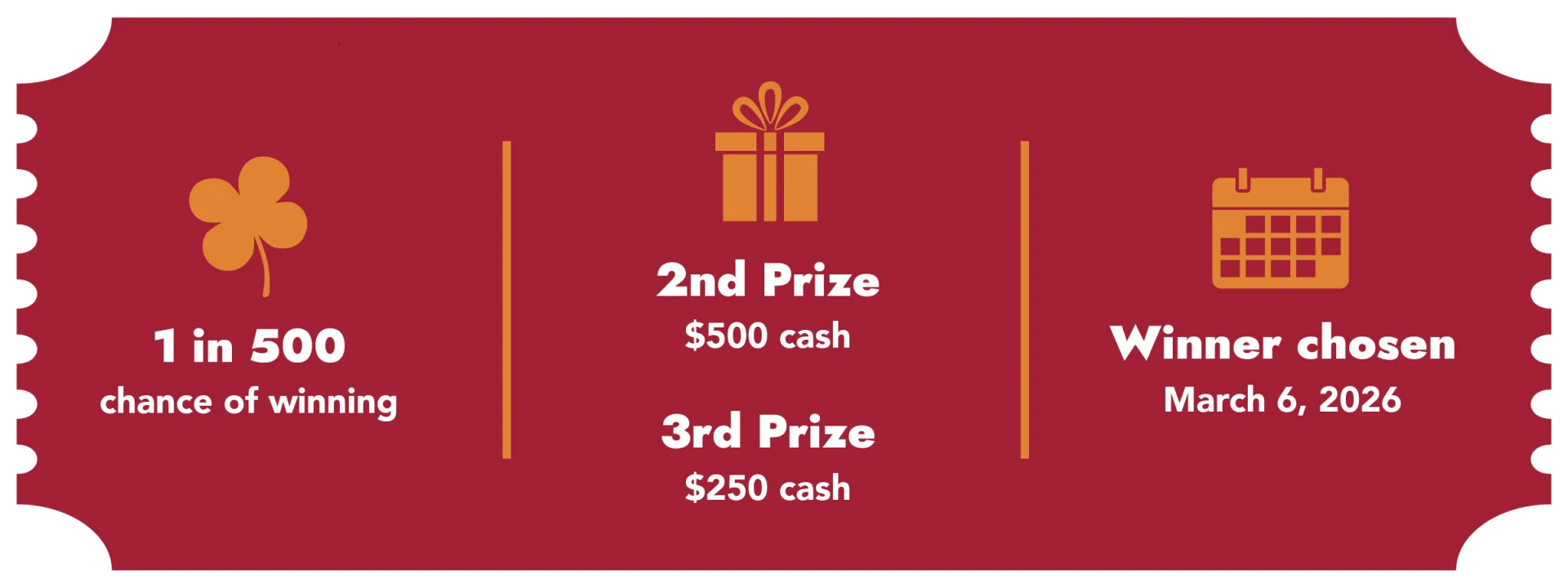 Prize graphic